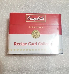 Campbell's Recipe Card Collection Tin Box 76 Campbell's Soups Recipes & 24 blank - Picture 1 of 3