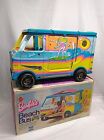 Vintage Barbie Beach Bus Dodge Van Toy 1973 Mattel #7805 Some ACCESSORIES & Box 