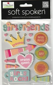 RARE! MAMBI Soft Spoken Ellen Kranz 3D Stickrs GIRLFRIENDS 94983 Fast FREE Ship! - Picture 1 of 1