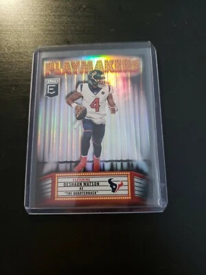 DESHAUN WATSON 2020 Panini Donruss Elite Football PLAYMAKERS #7 HOUSTON TEXANS - Image 1 of 3