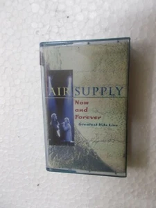 AIR SUPPLY NOW AND FOREVER GREATEST HITS LIVE RARE orig CASSETTE TAPE INDIA - Picture 1 of 4