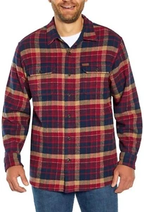 Orvis Big Bear Heavyweight Flannel Shirt. Men's, Size Medium, Color Red…….. - Picture 1 of 8