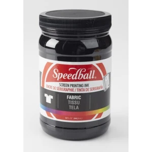 Speedball Fabric Screen Printing Ink Quart Black - Picture 1 of 1
