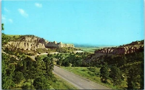 Nebraska's Wildcat Hills South of Gering, Nebraska Postcard - Picture 1 of 2