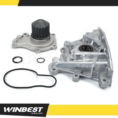 Bomba de aceite Fit 2003-2010 Chrysler PT Cruiser 2,4 L L4 M523 y bomba de agua AW7156 Foto 1 de 4