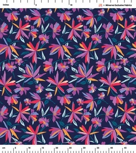 Minerva Exclusive Lining Fabric - POD - Floral Burst - per metre - Picture 1 of 1