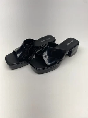 Женские босоножки Jeffrey Campbell модель Bubblegum на черном каблуке на платформе размер 10 - Изображение 1 из 4