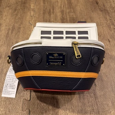 Cartera Bandolera Loungefly Disney Cruise Line Barco Novedad Nueva con Etiquetas Foto 1 de 4