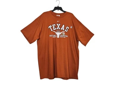 Texas Longhorns 2005 National Champions T-Shirt Rose Bowl Men's XXL Nike Team - Image 1 of 4