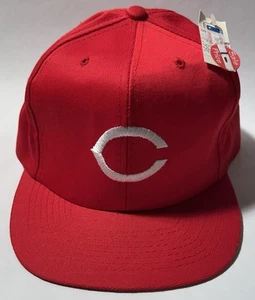 Neu mit Etikett Vintage Y2K Cincinnati Reds SnapBack Mütze MLB Baseballkappe rot ANNCO - Bild 1 von 15