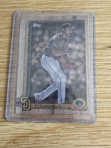 2025 Topps Baseball Yu Darvish - Wood Card Parallel /25 - Picture 1 of 2