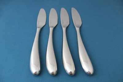 4 Dinner Knives Hollow Yamazaki AQUATIQUE GLOSSY Haataja China LIGHT USE 9 1/4" - Image 1 of 4