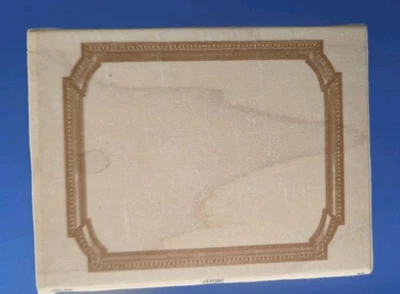 Wood Mounted Rubber Stamp All Night Media Anna Griffin Picture Frame 580J37 Rect - Image 1 of 3