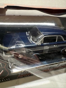 1963 Pontiac Lemans Navy Blue 1:18 Highway 61 50145 Slight Box Damage - Picture 1 of 10