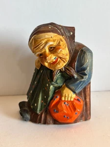 De colección Japón Yeso Tiza Extremo Libro Mujer Anciana Sentada Bolsa Sujetalibros "1112 B" - Imagen 1 de 18