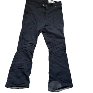 VINTAGE Schoeller Summit SkiWear Schneehose Herren 36 kurz schwarz Stretch 80er Wolle - Bild 1 von 9