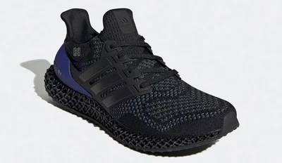 MEN'S ADIDAS ULTRA 4D OG BLACK PURPLE SIZE 11.5 - FW7089 SNEAKERS SHOES RUNNERS - Image 1 of 4