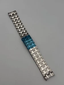 Bulova Nos 24Mm New Bracciale Bracelet Cinturino Strap Steel - Picture 1 of 11