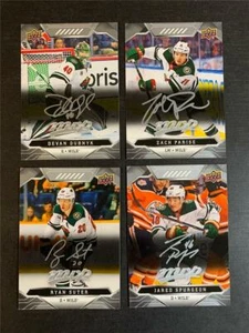 Upper Deck 2019/20 MVP Silver Script Minnesota Wild Team Set 4 carte - Foto 1 di 1