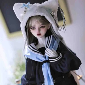 1/4 BJD Puppe Kugelgelenk Puppe Harz Augen Mädchen japanische Schuluniform komplettes Set - Bild 1 von 18
