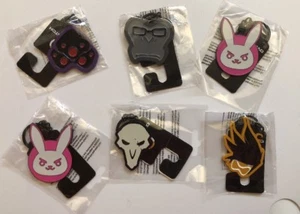 Brand New 6 Blizzard Overwatch Keychains As Shown In Pictures - Picture 1 of 1