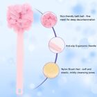 Long Handle Bath Shower Ball Brush Mesh Sponge Body Brush With Hang Hole Ttu