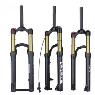 20er 24er MTB Suspension Air Fork Shock Absorbing Fork Manual Remote Lockout - Image 1 of 4