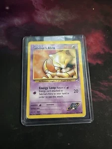 Pokémon TCG Sabrina's Abra Gym Heroes 91/132 Regular 1st Edition Common - Picture 1 of 1