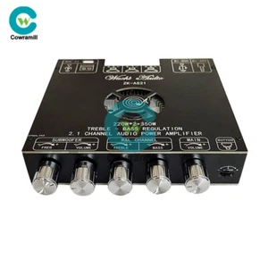 ZK-AS21 TPA3251 Bluetooth Digital Audio Power Amplifier Board 220W*2+350W 2.1 CH - Photo 1/11