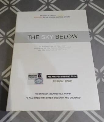 THE SKY BELOW DVD SARAH SINGH FILM INDIA PAKISTAN PARTITION NEW UNWATCHED  - Image 1 of 4