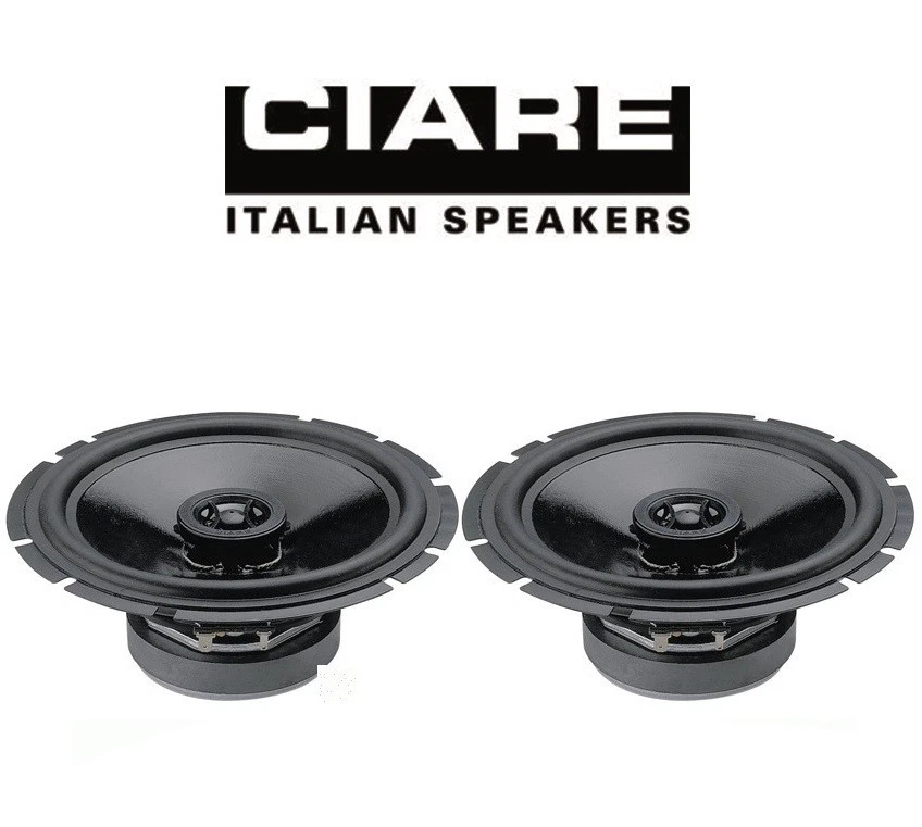CIARE CZ170 COPPIA ALTOPARLANTI 2 VIE COASSIALI 165mm 100W CASSE AUTO MADE ITALY