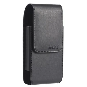 XL PU Leather Vertical Case Pouch Belt Loop Holster for Phone with Otterbox - Picture 1 of 11