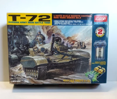 ACADEMY 1:48 KIT CARRO ARMATO FILOCOMANDATO T-72 REMOTE CONTROL  ART 1302 - Immagine 1 di 2