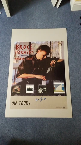 BRUCE HORNSBY SIGNED POSTER Cover