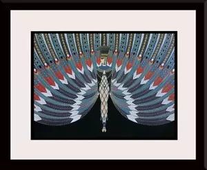 ERTE - "Der Nil" individuell gerahmter Original Buchdruck - Bild 1 von 2