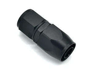 Accesorio de aluminio AN10 0° tablero recto 10 conectores negro D10 7/8 - 14UNF - Imagen 1 de 2