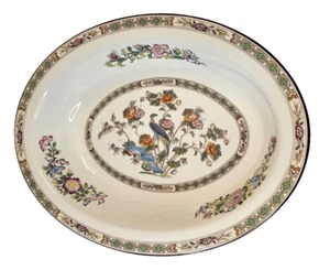 Wedgwood Kutani Crane Oval Vegetable Serving Bowl ~ 11" x 8" ~ England - Picture 1 of 4