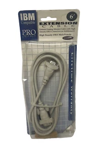 Belkin Pro Series VGA SVGA Monitor Extension Cable (BLKF2N02506) 6ft 1.8m DB15 - Picture 1 of 2