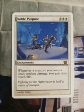 Noble Purpose ** 50% Off $30+ ** Magic The Gathering MTG Card - 8TH