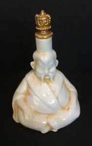 EXQUISITE VINTAGE SCHEIDIG PORCELAIN CROWN TOP PERFUME BOTTLE. 1910 - 20's. - Picture 1 of 10