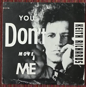 KEITH RICHARDS ROLLNG STONES YOU DON'T MOVE ME 12 INCH USA PROMO SINGLE - Picture 1 of 4
