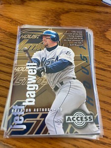 1996 Circa Access Houston Astros Baseball Card #19 Jeff Bagwell