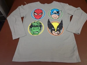Marvel Comics Long Sleeves Heroes Spiderman Hulk  T Shirt  XL (14)  J3 - Picture 1 of 5