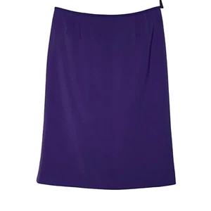Le Suit Women Skirt A Line Back Split Suit Separate Purple 14 - Picture 1 of 5