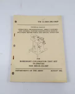 Boresight Kollimator Test Set TS-3784/TAS Technical Manual 11-5855-286-14&P - Bild 1 von 4
