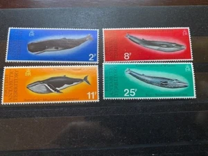 1977 BRITISH ANTARCTIC TERRITORY ##64-68, WHALES, COMPLETE, MNH - Picture 1 of 6