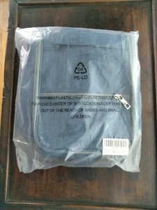 Hanging Toiletry Travel Bag Blue Zippered Case LARGE BRAND NEW - Picture 1 of 10