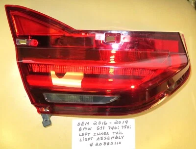2016-2019 BMW  G11 740i  750i  Left Driver Side Tail Lamp Light  Great Condition - Image 1 of 4