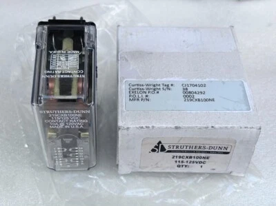 STRUTHERS-DUNN 219CXB100NE 115/125V-DC PLUG-IN RELAY - Image 1 of 4