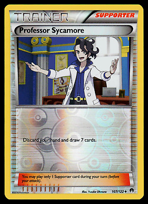 Pokemon Card - XY - BREAKpoint Professor Sycamore 107/122 Reverse Holo - NM
